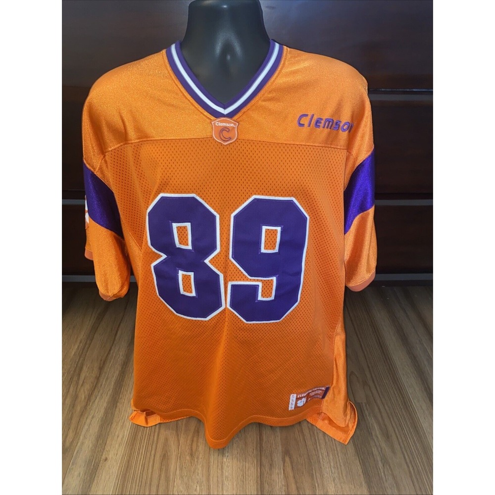 Clemson Tigers Football Jersey Majestic‎ Men's #83 Stitched Orange